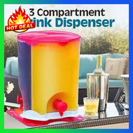 3 compartment drink dispenser - zatyasmadi