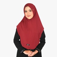 Pilihan Alwira. Bergo Marwah Hijab Instan Malay Jersey