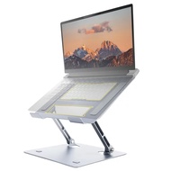 LS523 - Laptop Stand for Desk, Adjustable Height Portable Stand Ergonomic Laptop Riser Notebook Comp