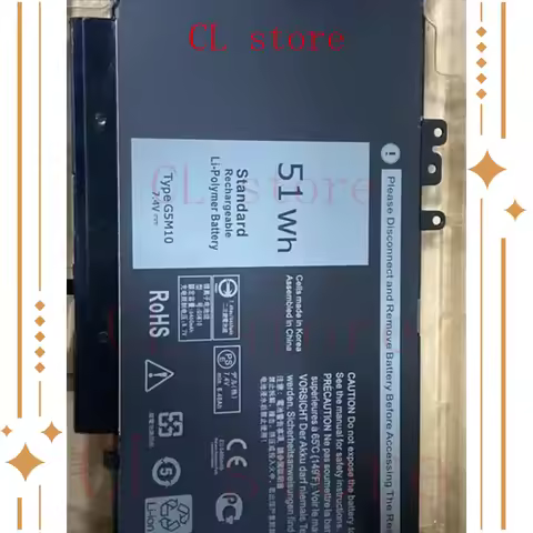 New Battery for Dell Latitude E5450 E5550 Notebook 15.6" WYJC2 8V5GX G5M10 7.4V 51Wh battery replace