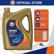 GULF Racing 5W-50 (4L) - Superior Performance Fully Synthetic Motor Oil (5W50)