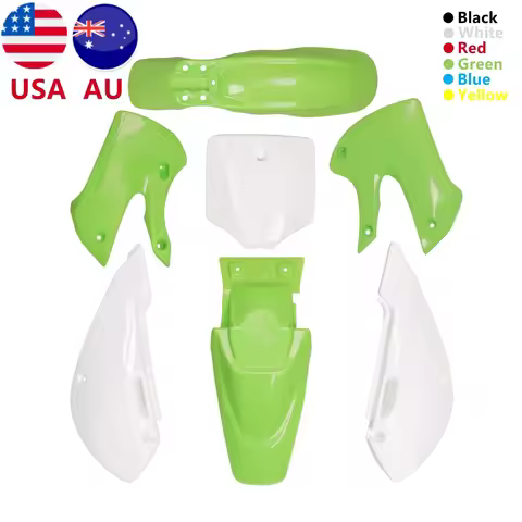 TDPRO For Kawasaki KLX110 KX65 Suzuki DRZ110 Motorcycle Plastic Fender Fairing Kit Full Body Cover K
