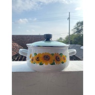 18cm ENAMEL COOKING POT