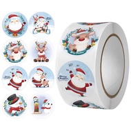 Cartoon Cartoon Christmas Theme Gift Label Stickers Adhesive Stickers Stickers Praise Stickers Rewar