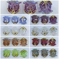 MAWAR [1pcs] 16k gold plated Rose beads