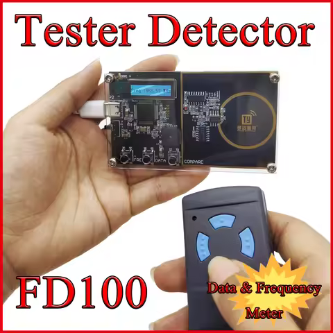 Universal Remote Key Frequency Tester Detector 200-900mhz Data Compare Key Fob Tester Digital Freque