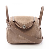 【二手】愛馬仕 (HERMES) Lindy Mini 肩背包 Griscaille Etoupe 085955CK Griscaille/Etoupe 其他 Lindy Mini Etoupe Gr