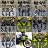 HONDA RS150 RS150R V1/V2 CHROME STICKER HIJAU LUMUT RAPIDO BODY COVER SET (STICKER TANAM)