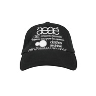 [aeae] WEB LOGO 5PANNEL CAP [BLACK]