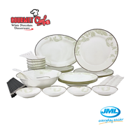 [JML Official] Gourmet Chef White Porcelain Dinnerware | Cutlery set dinnerware