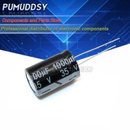 10PCS Higt quality 35V1000UF 13*21mm 1000UF 35V 13*21 Electrolytic capacitor