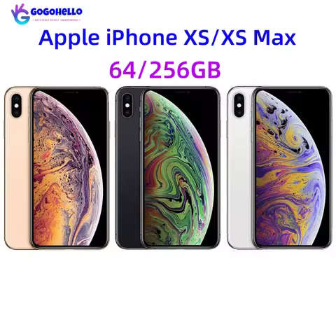 Unlocked Original Apple iPhone XS/XS Max 4G A12 Bionic IOS Dual 12 MP Mobile Phone 4GB RAM 64/256GB 