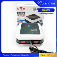 YAMANO AP 08 W Pompa Udara Aerator 4 lubang Aquarium Kolam