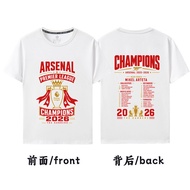 Arsenal Cultural Shirt Clothes Gunners Fans Commemorative Men's and Women's Short-sleeved T-shirt Ar