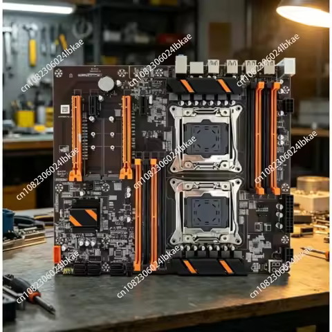 X99 dual-channel motherboard 2011v3 interface supports ddr4 memory 2678v3 desktop server multi-open 