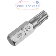 CHIHIRO1X3EE 1pc Torx Bits, S2 Alloy Steel T6-T40 Screw Driver Bit, Hand Tools 25mm Length 1/4 Inch 