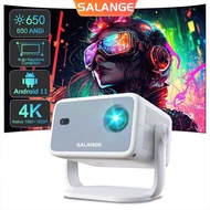 Salange P350 Netflix Projector Android11 Native 1080P Wifi6 BT5.2 650ANSI Auto Keystone Correction 4