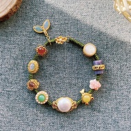 天然寶石多寶手鏈 // 歐泊 冰紅 碧璽 澳洲玉 珍珠 蜜蠟 紫龍晶