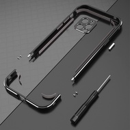 For iPhone 12 /12 Pro/12 Pro Max /12 Mini Aluminum metal bumper Frame Slim Cover phone case + Carmera Protector iphone12 Pro Max