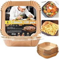 4 qt Air Fryer Liners, Chefman Air Fryer Liners, Disposable 4qt Air Fryer Liner for GreenLife 4.5 QT