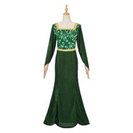Monster Shrek COS Costume Princess Fiona Green Dress cosplay Costume Halloween Stage Performance Cos