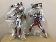 有貨不用問 眼鏡廠 景品 ULTRAMAN 咸蛋超人 系列 - TIGA 迪加、EVIL TIGA 邪惡迪加 14寸 大膠 FIGURE 注意內容及交收安排 不散賣 不議價 (BANPRESTO公仔S