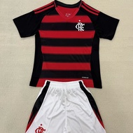 2526Flamengo Home Jersey Soccer Uniform Adults and Children Suit
