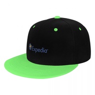Expedia Logo Hip-Hop Baseball Cap Printed Cap Sun Hat Hat Board Hat Hip-Hop Hip-Hop Hat Flat Brim Ha
