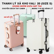 HIGH QUALITY Luggage SIZE 20 (CABIN PORTABLE) - TSA LOCK ALUMINUM FRAME, With hanger - Diverse desig