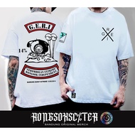 Kaos Vespa Geri Original Series Putih Unik Premium