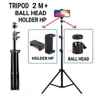 HP 2 meter tripod package 2.1m 2.1 m tripod package ballhead ball head + holder 2 tripodhp
