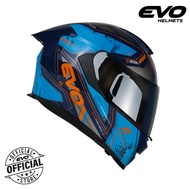 EVO GT-PRO Invictus Dual Visor Full Face Helmet with Free Clear Lens