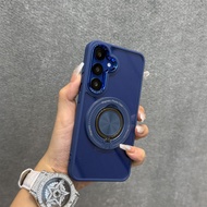 Magnetic Ring Stand Transparent Case Samsung Galaxy