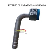 CLAM ALUMUNIUM FITTINGS 5/8 ORING R134 90