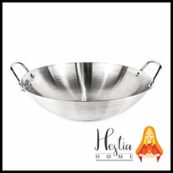 Home Pro Frying Pan Stainless Wok Crock 30 32 34 36 38 40 Cm