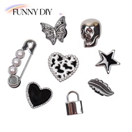 punk jibbitz crocs charm Shoe Buckle Shoe Decoration sticker crocs cute