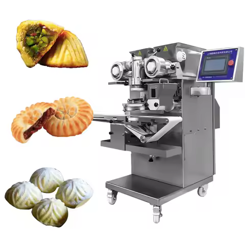SV- 208 Multifunctional Automatic Small Date Maamoul Maker Machine Line Moon Cake Making Machine