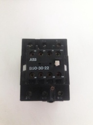 ABB, B63-30-11 380V + B50-30-22 CONTACTOR + AUXILARY ATAS