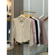 KEMEJA Adult women's alo crop shirt