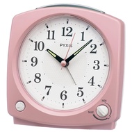 Seiko clock alarm clock table clock analog melody pink pearl Pyxis 125×120×69mm NR455P