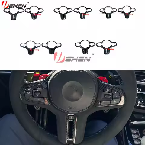 For BMW ID6 M5 F90 X3M F97 X4M F98 G30 G32 G11 G12 X3 X4 G01 G02 Alcantara carbon fiber steering whe