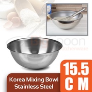 [Made in KOREA] Stainless Steel Mixing Bowl Metal bowl 15.5cm Multipurpose Salad Bowl for Mixing Egg