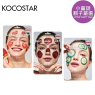 Korea KOCOSTAR Flower Flake Mask Series Rose Vegetable Fruit Strawberry Gherkin