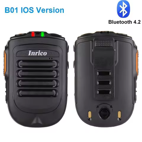 Inrico Wireless PTT Microhpone B02 for Ios Android T320 S200 S300 4G Network Radio work with Zello R