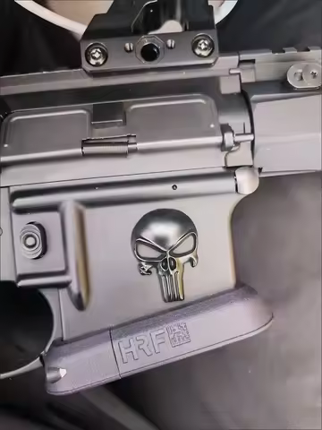 Metal Sticker for AR15 AR10 AK47 M4 M16 1911 M92 Glock G17 G19 G22 G34 G43X USP Sig Sauer P226 Airso