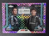 2025 Topps Chrome F1 George Russell Kimi Antonelli /250 F1 card F1賽車卡