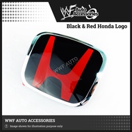 Honda HRV / HR-V / WRV / WR-V / Civic FE 2022 / 2023 / 2024 / 2025 Red & Black H Logo / Emblem ( Fro