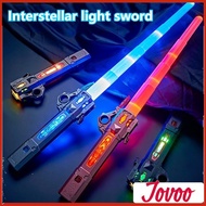 LED Light Up Saber,Dual Light Sword 7 Colors Changeable with 3 Mode Sound,Expandable Star Wars Light
