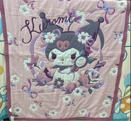 實拍現貨🌱sanrio kuromi 紗布被 120x150cm 🌱 十層紗布製成，透氣、親膚，適合嬰幼兒使用🍀 sanrio kuromi ten layers gauze quilt for babies and kids