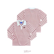 DADDYCLUB | Irvine Top เสื้อคอปกแขนยาวลายทาง สุดน่ารัก